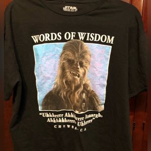 Star Wars Sz XL Chewbacca T-shirt